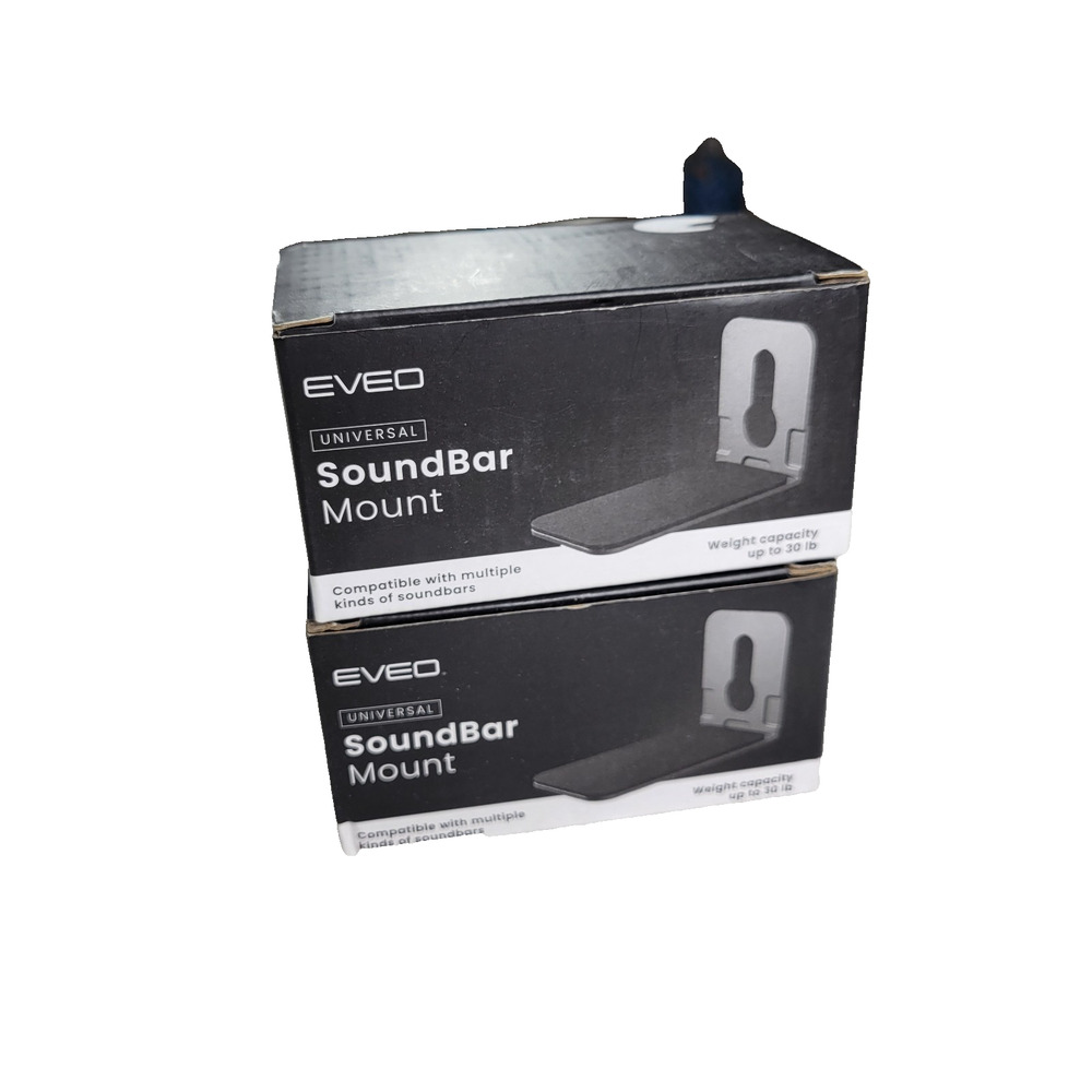 Eveo Universal Soundbar Mount Weight Capacity 30 Lbs Compatible With All TV